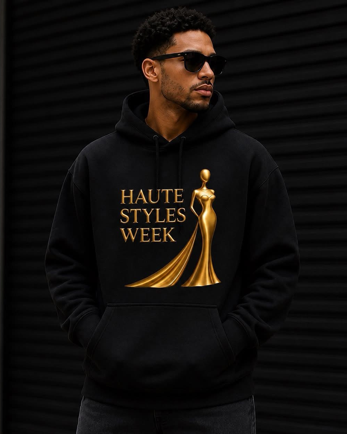 Haute Icon Men’s Black Signature Hoodie